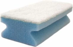 ARCORA Profi Griffvliesschwamm Blau-Weiß 150X70X45mm, 10 Stück