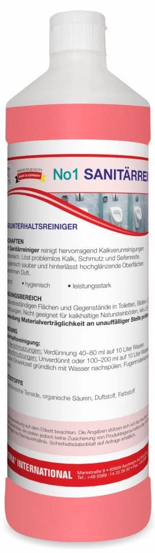 ARCORA Sanitärunterhaltsreiniger BILANZ FRESH, 1L - Image 3