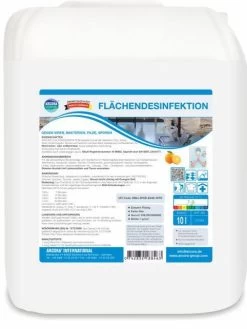 ARCORA FLÄCHENDESINFEKTION Auf Chlorbasis Mit Orangenduft, 10L